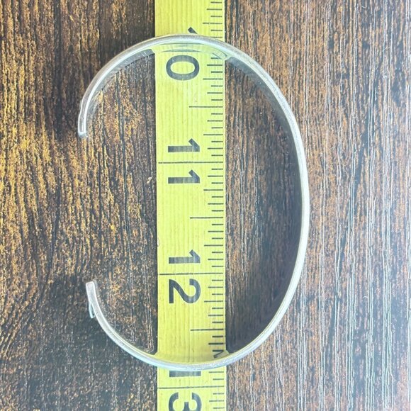 VTG Sterling Silver 925 Intricate Textured Open Cuff Bracelet Size 7.5" Fit - Picture 7 of 10